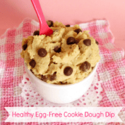 Healthy Egg-Free Cookie Dough Dip | www.happyhealthymotivated.com