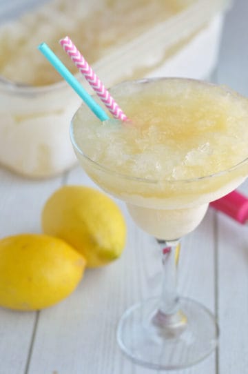 Lemon Vodka Slush - Summer Cocktails | Happy Healthy Motivated