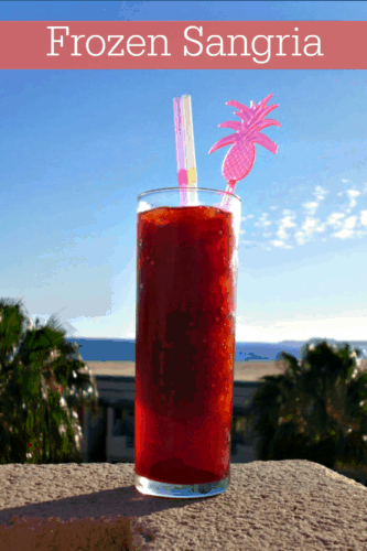 Frozen Sangria Summer Cocktail Recipe. Now I've had icy cool frozen sangria, I'm never ever EVER going back to ordinary sangria! This summer cocktail recipe is really easy to make and always goes down so well at parties. Everyone asks me for the recipe!