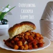 Overflowing Chickpea Sloppy Joes | www.happyhealthymotivated.com