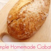 Simple Homemade Ciabatta | www.happyhealthymotivated.com