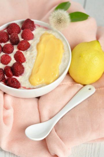 Lemon Raspberry Overnight Oats Recipe | Healthy Basic Overnight Oats