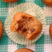 Irish Soda Bread Muffins Recipe - healthy whole wheat muffins loaded with juicy raisins. Perfect snack or breakfast for St Patrick's Day! | www.happyhealthymotivated.com