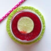 Raspberry Lime Margaritas recipe - a sweet and zingy cocktail which is easy to make and sooo addictive! Ideal for Cinco de Mayo! | www.happyhealthymotivated.com