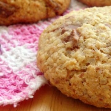 The Best Ever #Healthy #Chocolate Chip Cookies - a #recipe made entirely from scratch with whole wheat flour. They taste just like ordinary chocolate chip cookies, but with just a fraction of the fat and sugar! You'll never notice the difference, so give them a try! | www.happyhealthymotivated.com