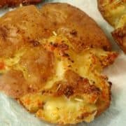 Crispy Smashed Potatoes #Recipe - light and fluffy on the inside, golden and crispy on the outside, this easy side dish recipe is the perfect accompaniment to any main dish! | www.happyhealthymotivated.com