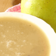 Crock Pot Bacon, Apple and Cheddar Soup Recipe - a rich, flavourful gluten-free soup that's so quick and easy to make you'll want to make it again and again! Great for chilly fall nights. | www.happyhealthymotivated.com