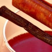 Mulled Rose Wine Recipe - did you know that you don't have to stick to a bottle of red to make mulled wine? You can make a deliciously festive mulled wine with a bottle of rose! This special Christmas drink is so easy to make and makes your house smell wonderful! | www.happyhealthymotivated.com