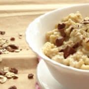 Healthy Chocolate Chip Cookie Dough Oatmeal - This is the stuff dreams are made of! It's healthy, it's filling and it tastes like dessert. I never thought I could eat cookie dough for breakfast and still be healthy, but with this recipe, you really can!