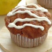 Healthy Lemon Raspberry Muffins with a Cream Cheese Glaze Recipe. Oh my word - I cannot believe how light and fluffy these muffins are! The Greek yogurt keeps them moist and low in fat, while the Stevia means they're entirely sugar-free! Definitely my favorite muffin recipe.